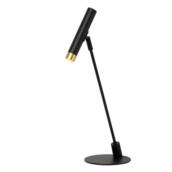 Lucide ALEC - Lampe de bureau - LED Dim. - G9 - 1x3W 2700K - Des anneaux interchangeables inclus - Noir - détail 3